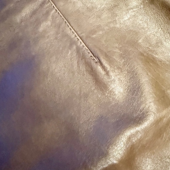 BNWT 100% LEATHER BODYCON MINI SKIRT ZARA SIZE XS - Picture 7 of 8